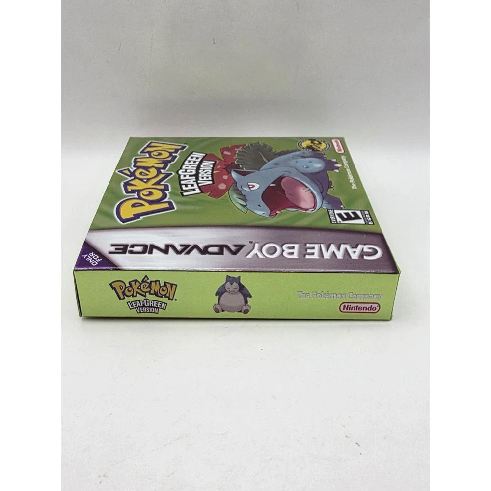 Pokemon LeafGreen Version‎ (Nintendo Game Boy Advance GBA) w/ Replacement Box